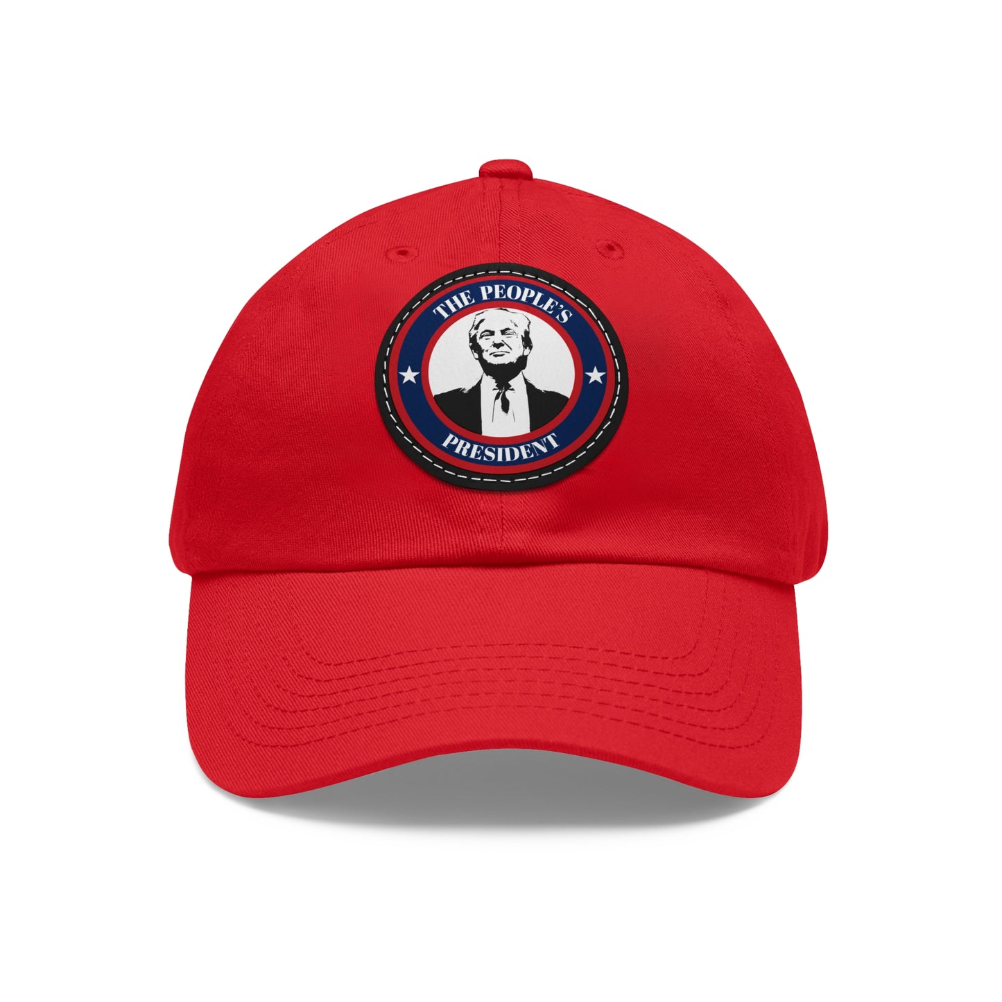 President Trump - Real Leather Patch Casual Hat