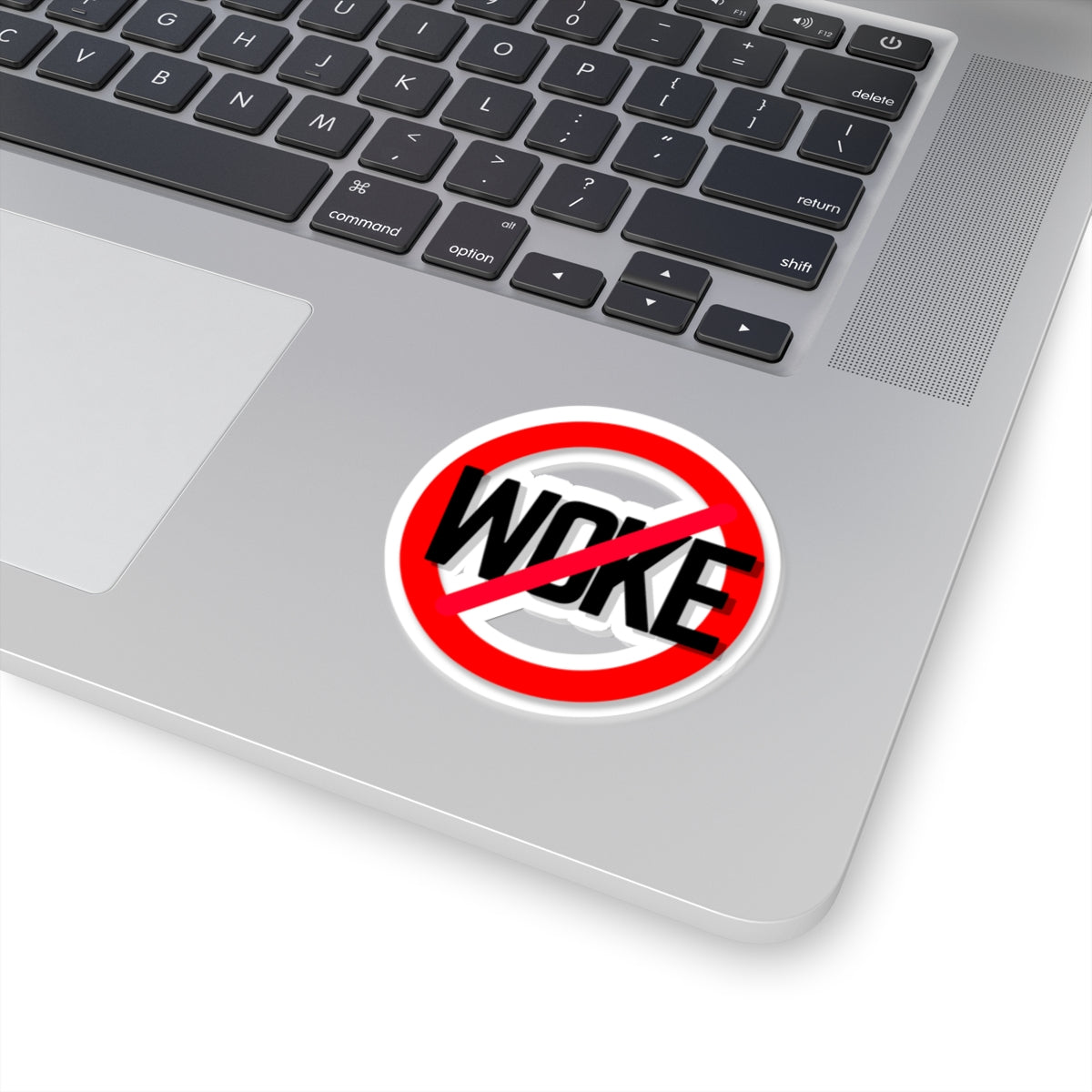 Anti-Woke Kiss-Cut Stickers - Perfect for Laptops & Water Bottles