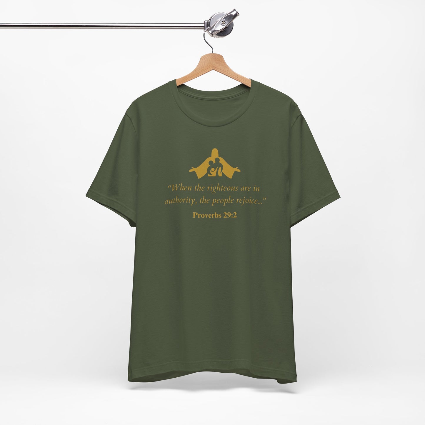 Proverbs 29:2 Quote T-Shirt