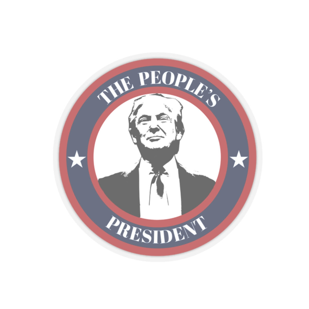 Political Kiss-Cut Stickers - The People's President Design