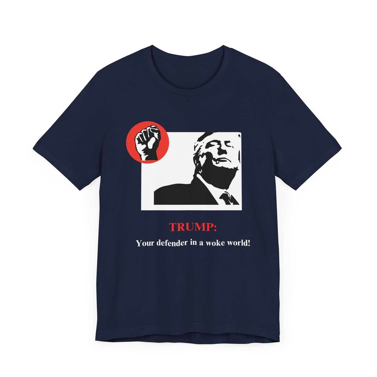 Trump Defender Unisex Jersey Tee - Your Defender in a Woke World