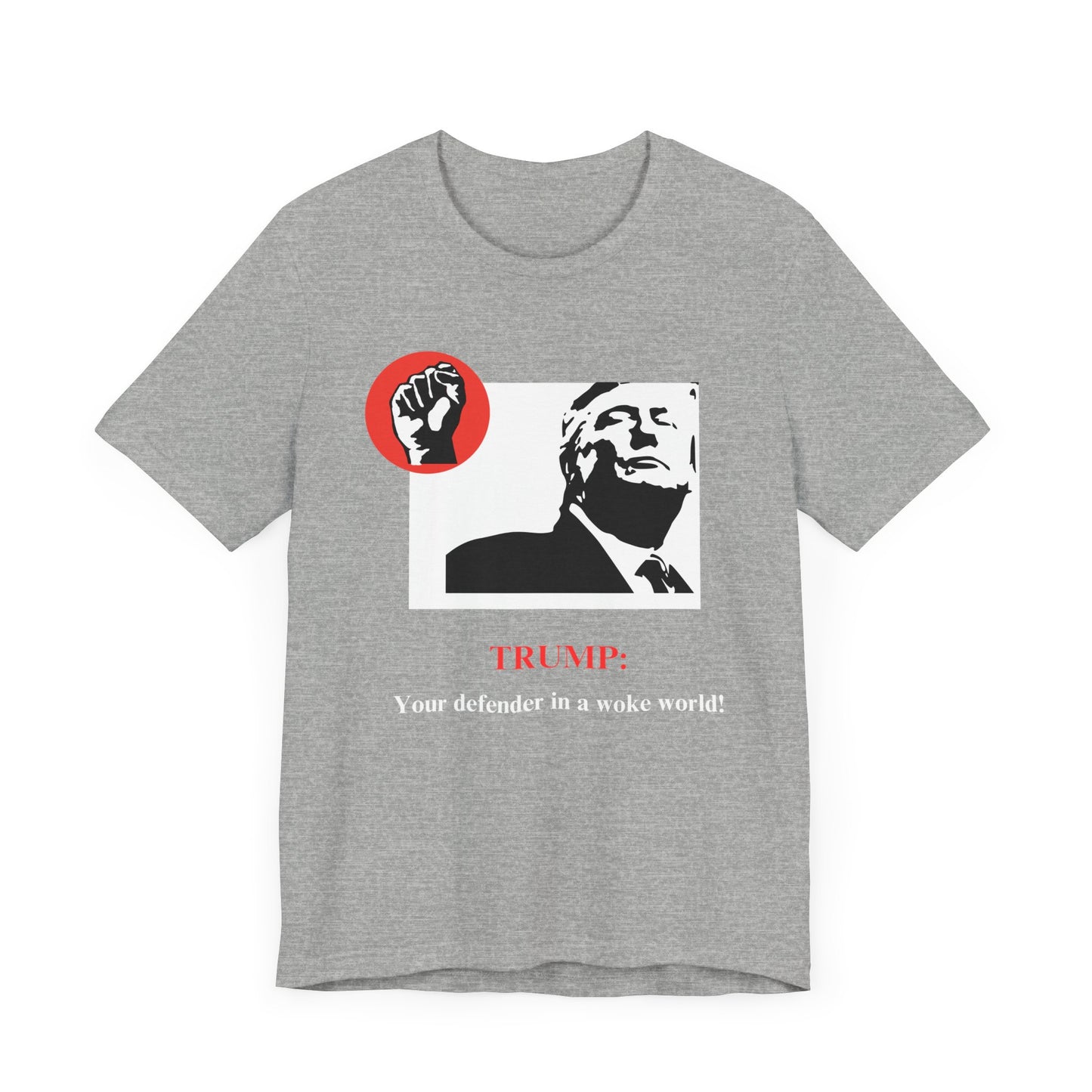 Trump Defender Unisex Jersey Tee - Your Defender in a Woke World