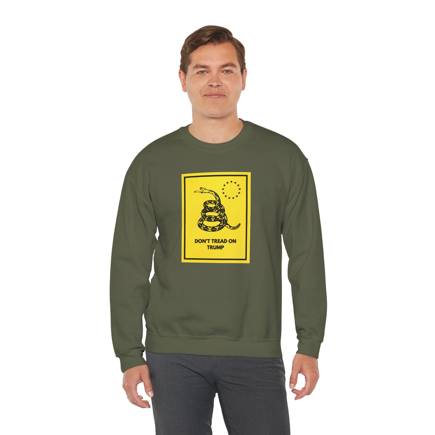 Unisex Crewneck Sweatshirt - Don't Tread on Trump