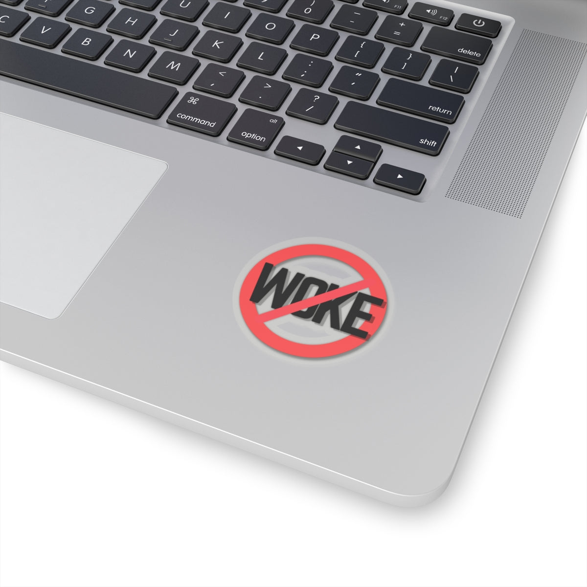 Anti-Woke Kiss-Cut Stickers - Perfect for Laptops & Water Bottles