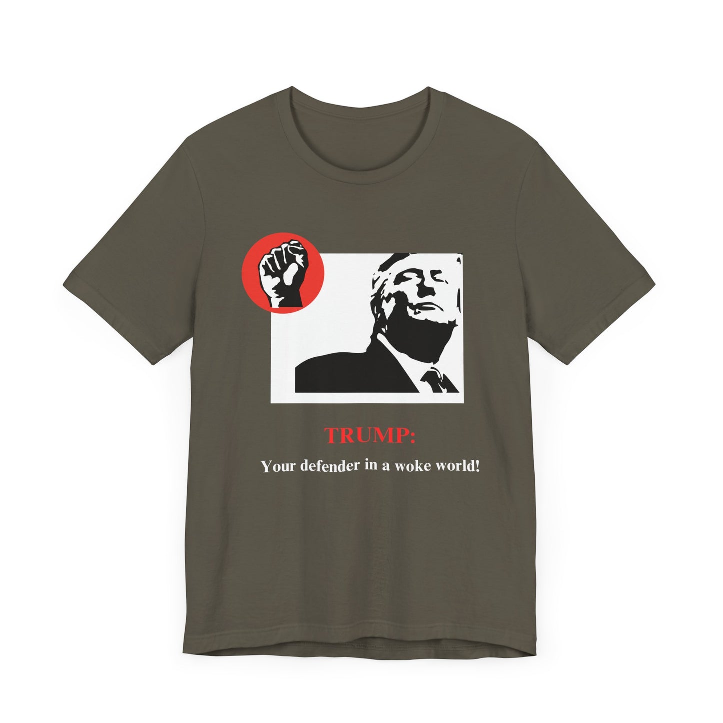 Trump Defender Unisex Jersey Tee - Your Defender in a Woke World