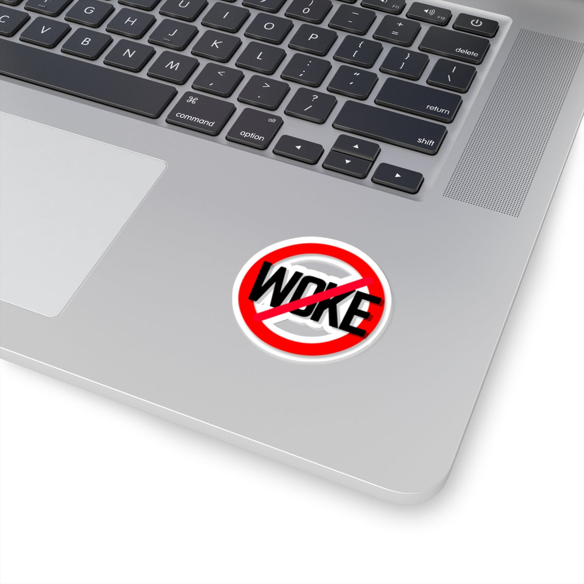 Anti-Woke Kiss-Cut Stickers - Perfect for Laptops & Water Bottles