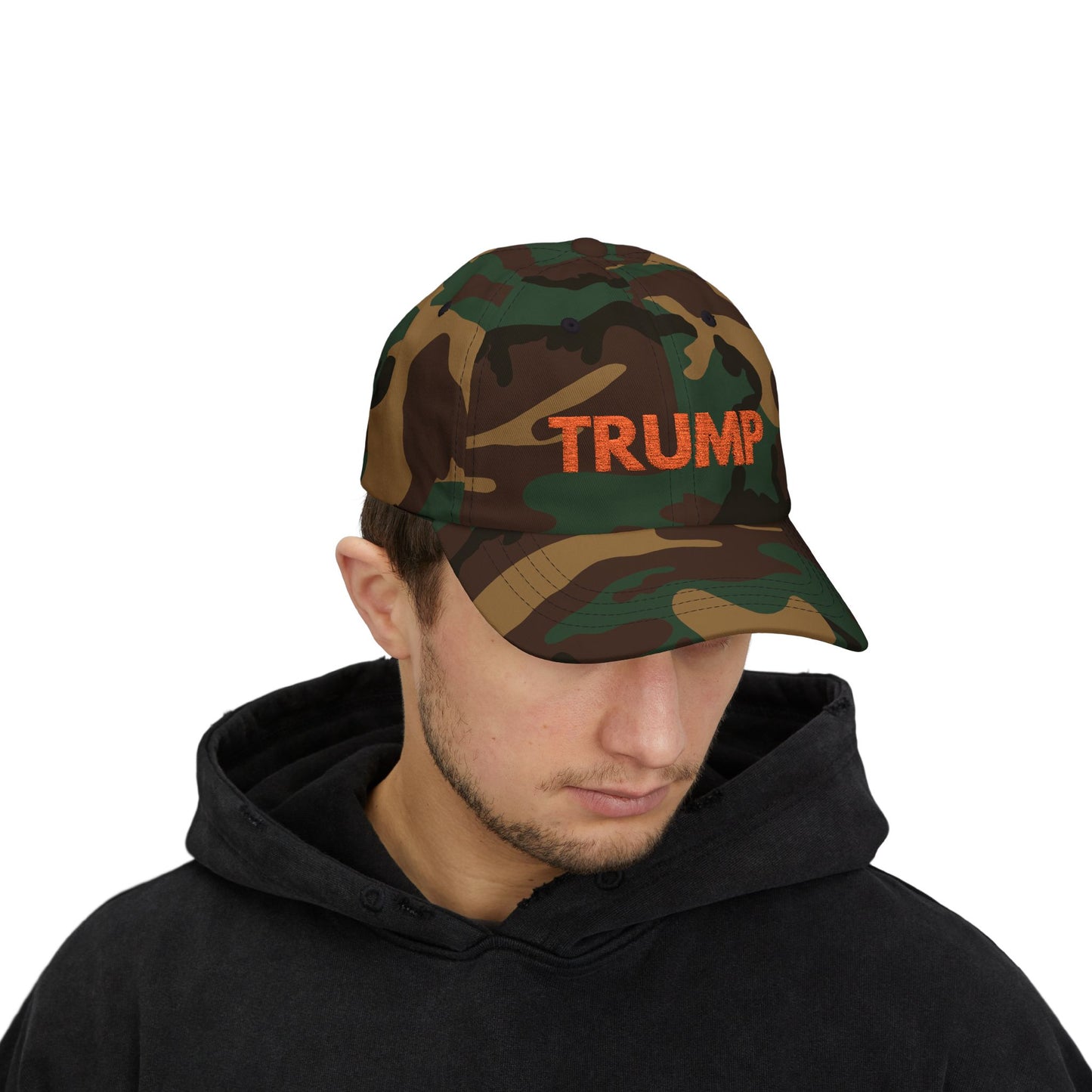 Embroidered Trump Camo Hunting Hat Cap