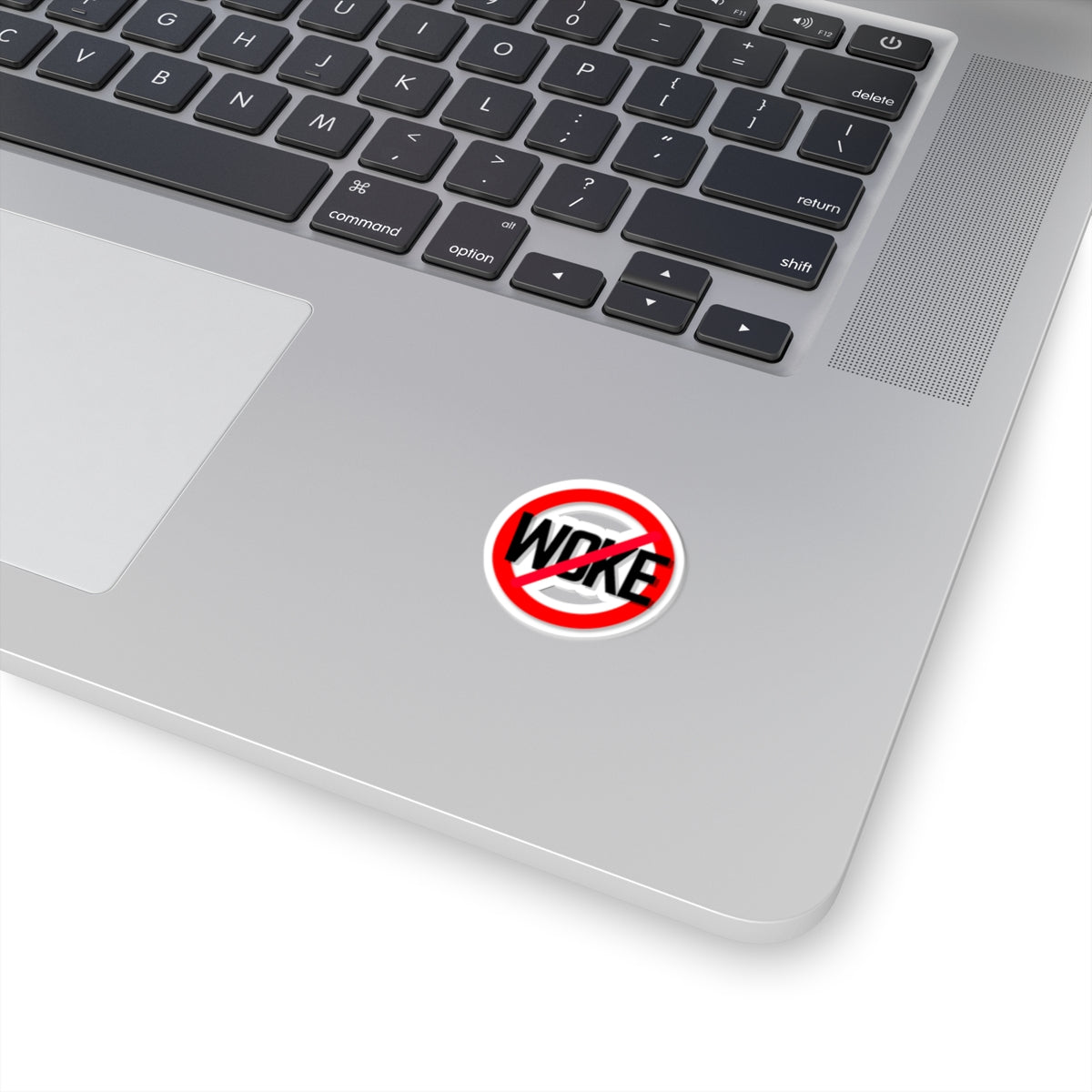 Anti-Woke Kiss-Cut Stickers - Perfect for Laptops & Water Bottles