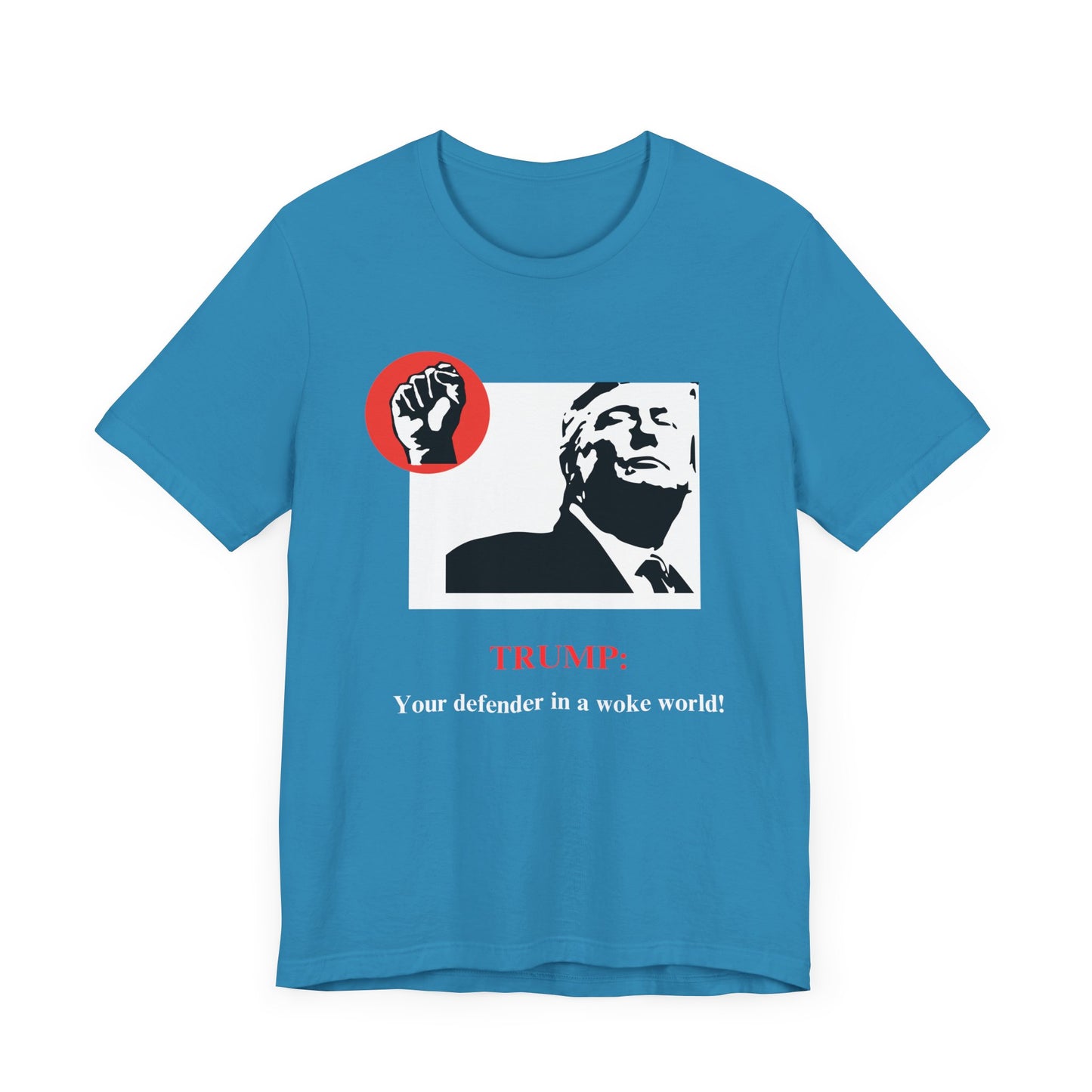 Trump Defender Unisex Jersey Tee - Your Defender in a Woke World